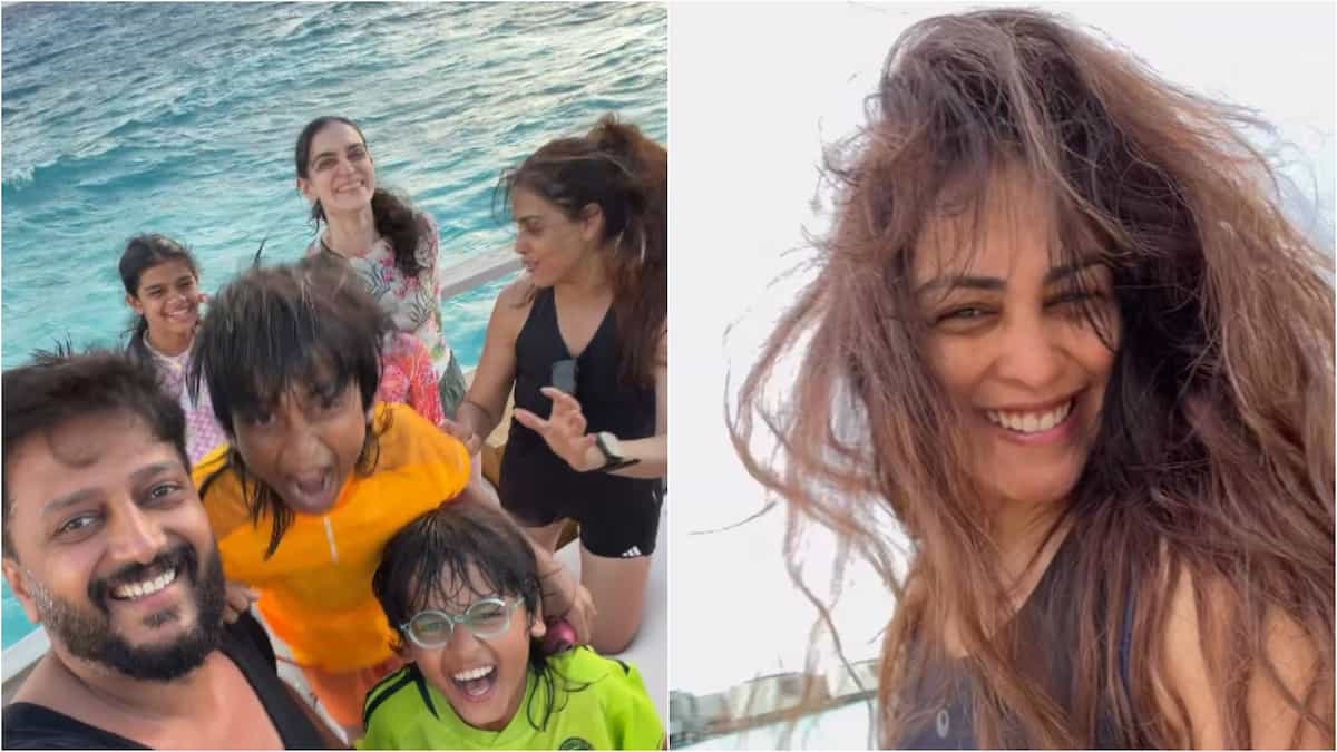 रितेश देशमुख ने परिवार संग मालदीव में जमाया रंग, समंदर किनारे से शेयर कीं खूबसूरत तस्वीरें